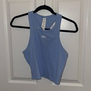 NWOT Alo Seashell Blue Tank 🐚